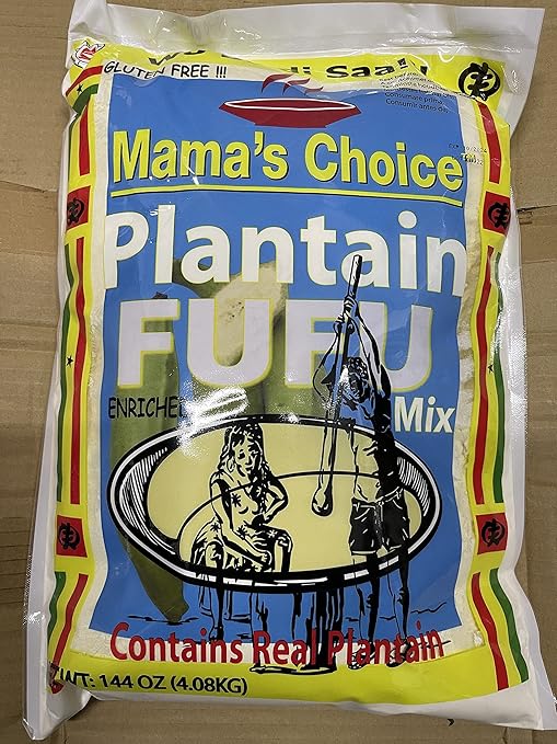Mama’s Choice plantain Fufu Mix 144oz