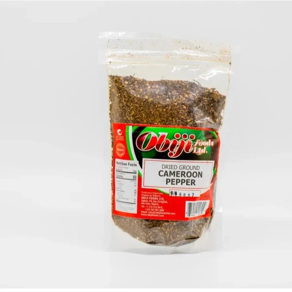 Obiji Foods Dried ground Cameroon pepper 8oz