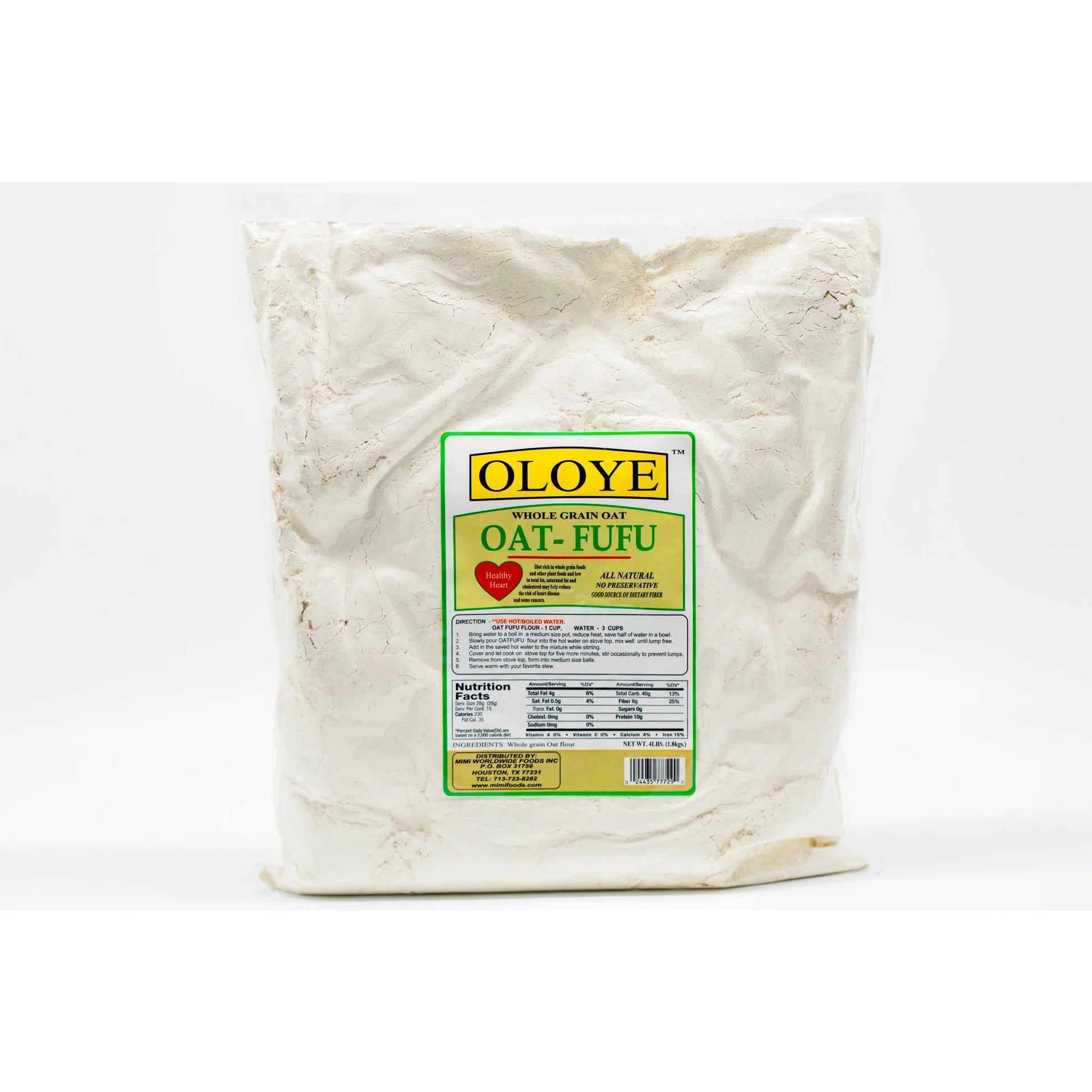 OLOYE Oat Fufu –10LB