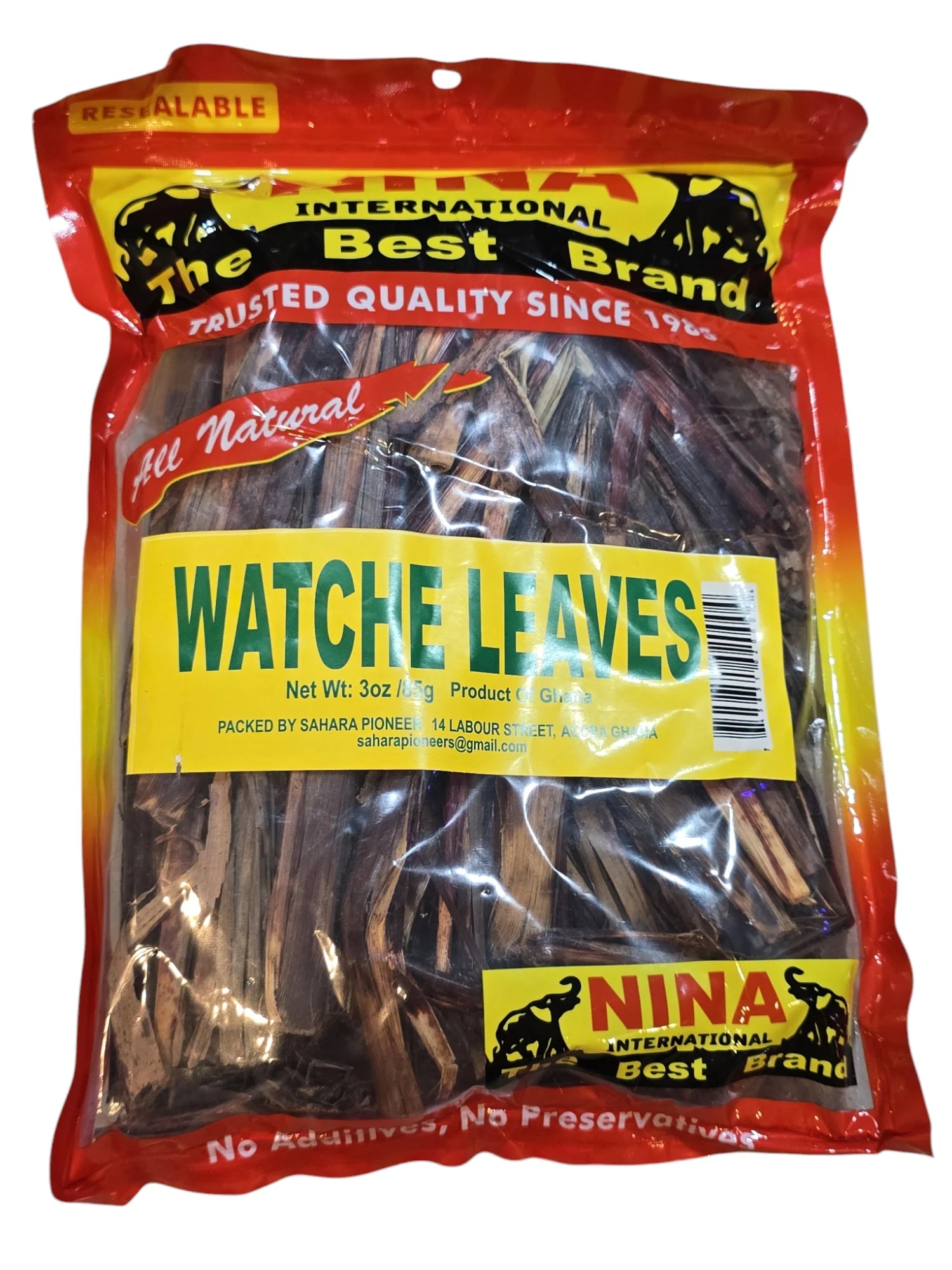 Nina waakye leaves