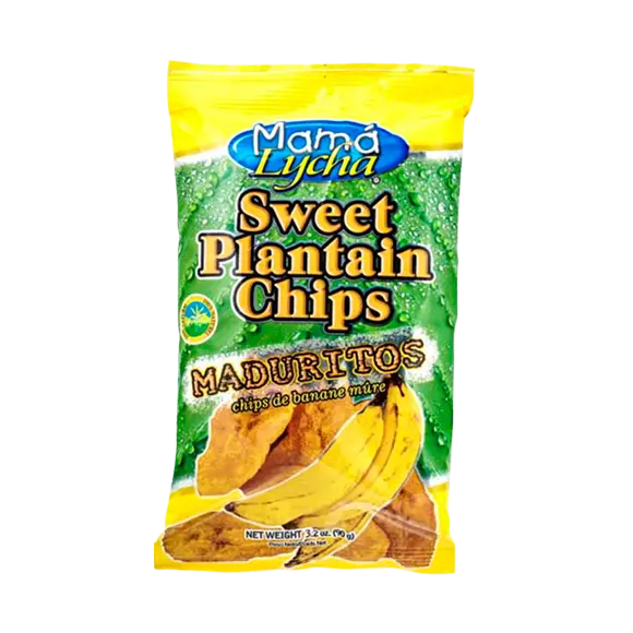 Mama lycha sweet  plantain chips 3.0oz