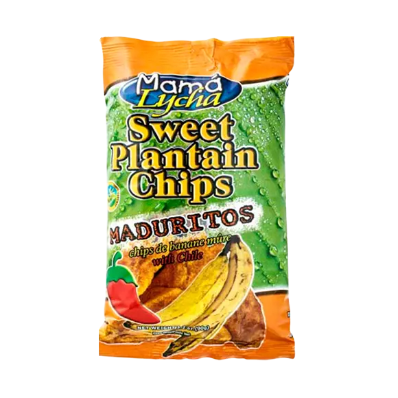 Mama lycha spicy sweet plantain chips 3.0oz