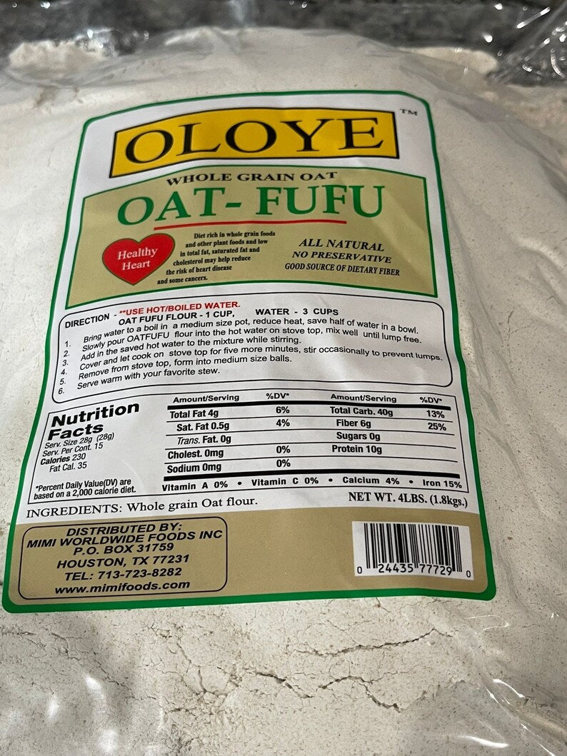 OLOYE Oat Fufu – 4LB